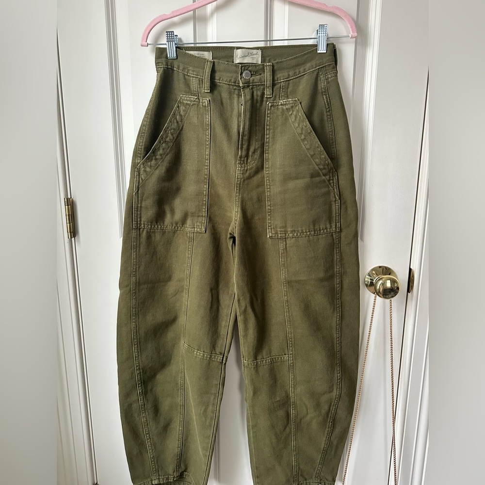 Olive women’s carpenter high rise barrel